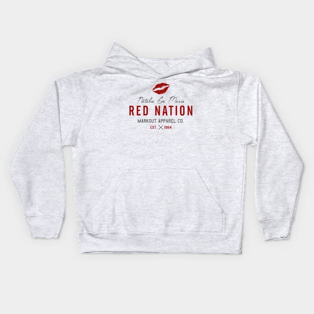 RED NATION Kids Hoodie by markout